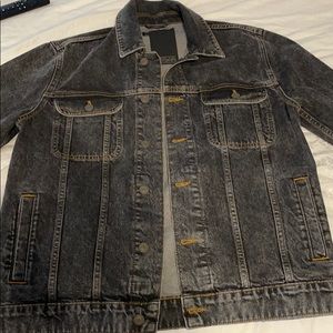 ASOS faded black denim jacket
